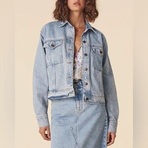 Spell Eve Denim Jacket - Sun Washed Blue